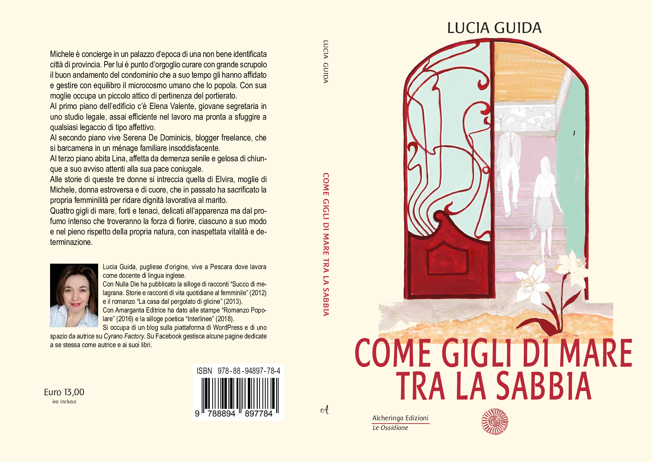 Copertina jpg di Come gigli di mare di Lucia Guida