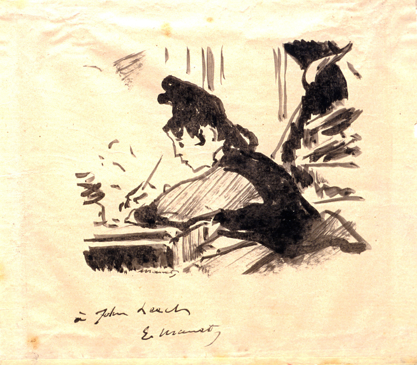 Manet, Donna che scrive