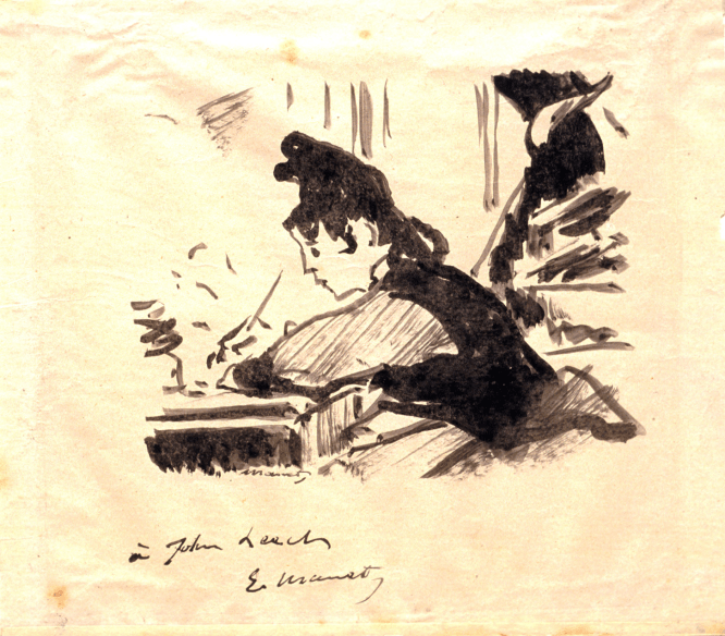 Manet, Donna che scrive